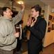 Villon po premiere Divadlo Na Jezerce Radek Holub a Ondrej Brzobohaty foto Ivan Kahun
